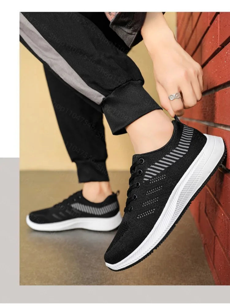 New wear-resistant thickened casual shoes for men, fashion sports shoes, breathable tennis, outdoor walking training tennis