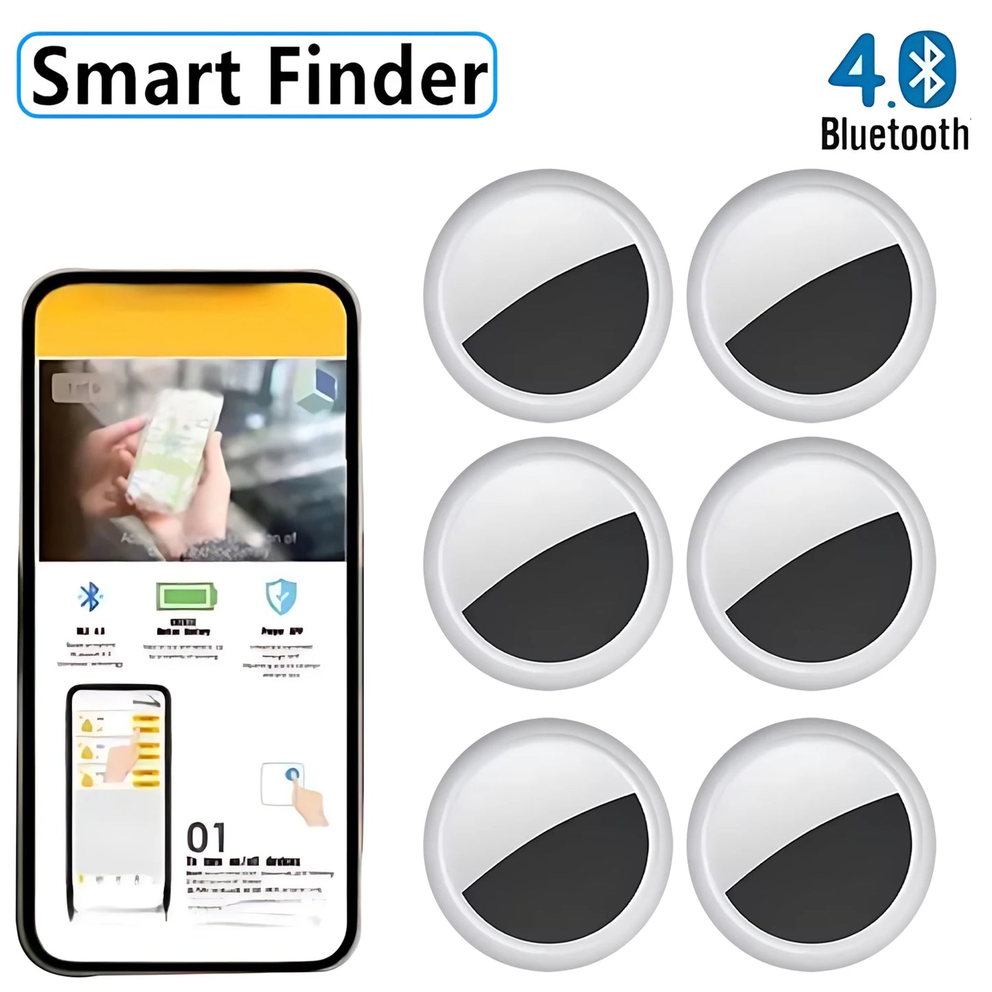 GPS Mini Tracker GPS Locator GPS Smart Car Work For isearcing Smart Finder Key Finder Children Locating Tracker Pet Tracker GPS
