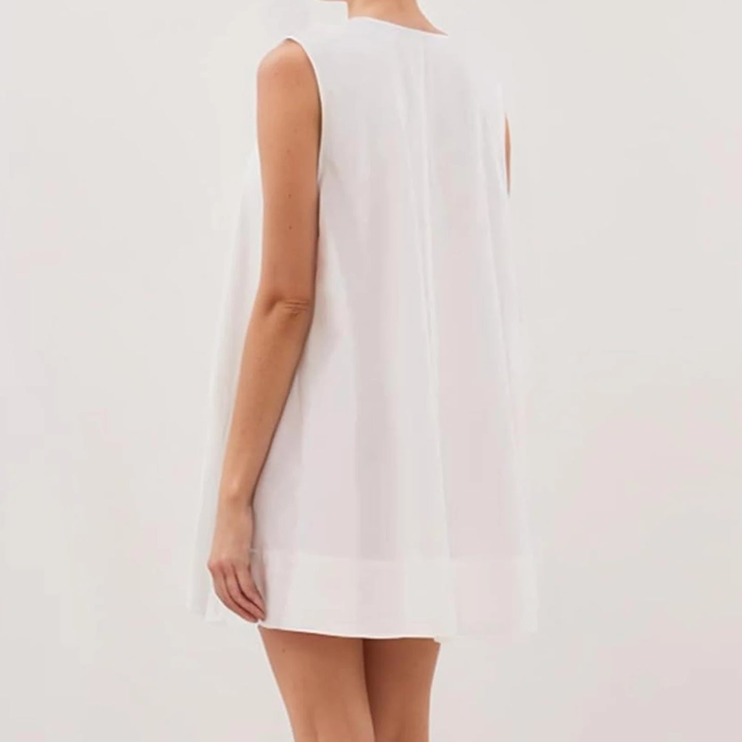 New Fashion Womens V Neck Tank Dress Sleeveless Solid Color Loose Beach Dresses With Pocket Club Street Style Hot Sale S-XL