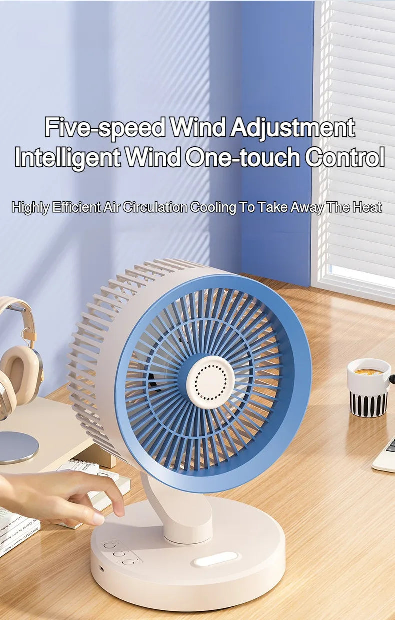 Desktop Circulating Small Wall Mounted Fan Multifunction Shaking Head Remote Control Quiet Cooling Fan For Home Office