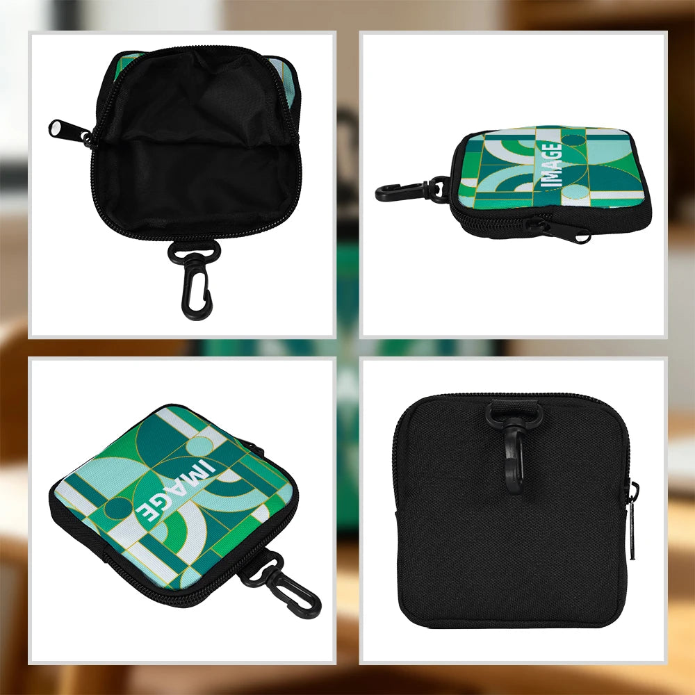Ronaldo Money Coin Purse with Key Ring Pocket Purse mini headphone bag Football Star storage bag Credit Card Holoder Man Women