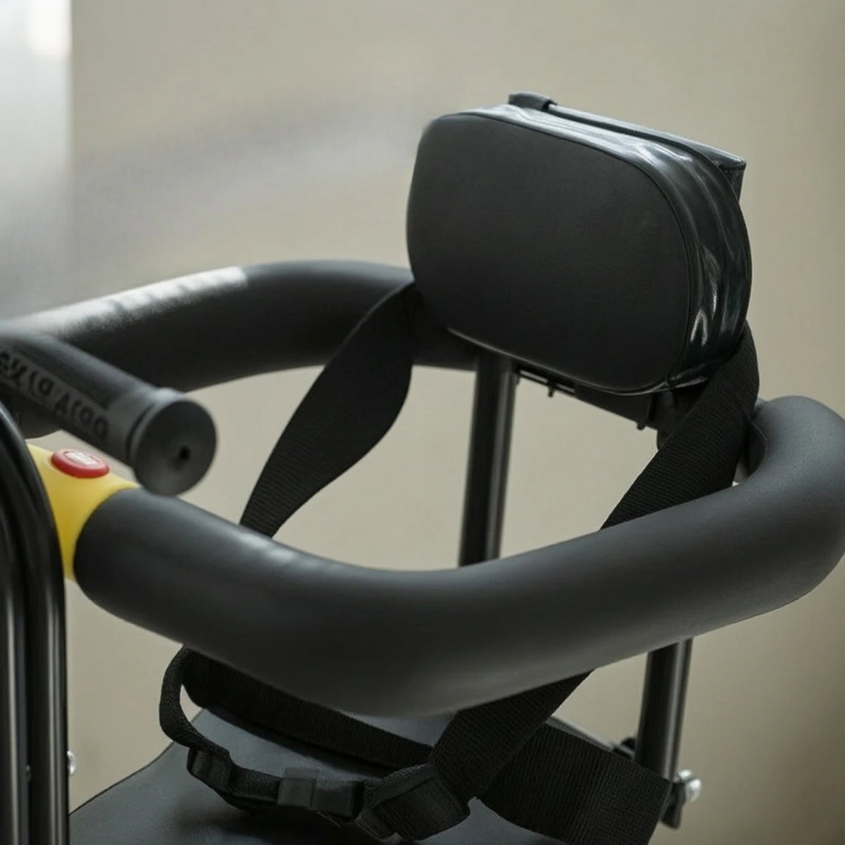Child Bike Seat Front Mount Safe with Harness Guardrail Padded for Toddlers Kids Family Rides Outdoor Cycling Bike Accessories