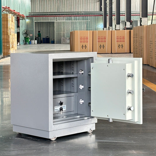 Key Lock Fireproof Safe Box Electronic Safe Security Usage For Home Hotel Storage Fire Resistant Safe Secure Storage