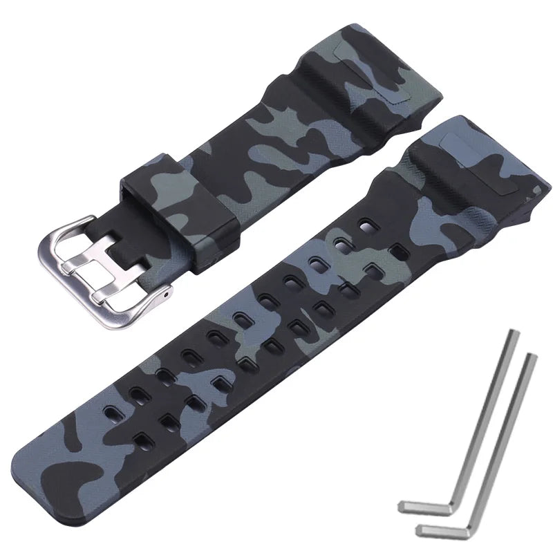 Watchband Accessories Resin Strap Suitable for Casio Mudmaster GG1000 GWG100 GSG100 Men Watch Band