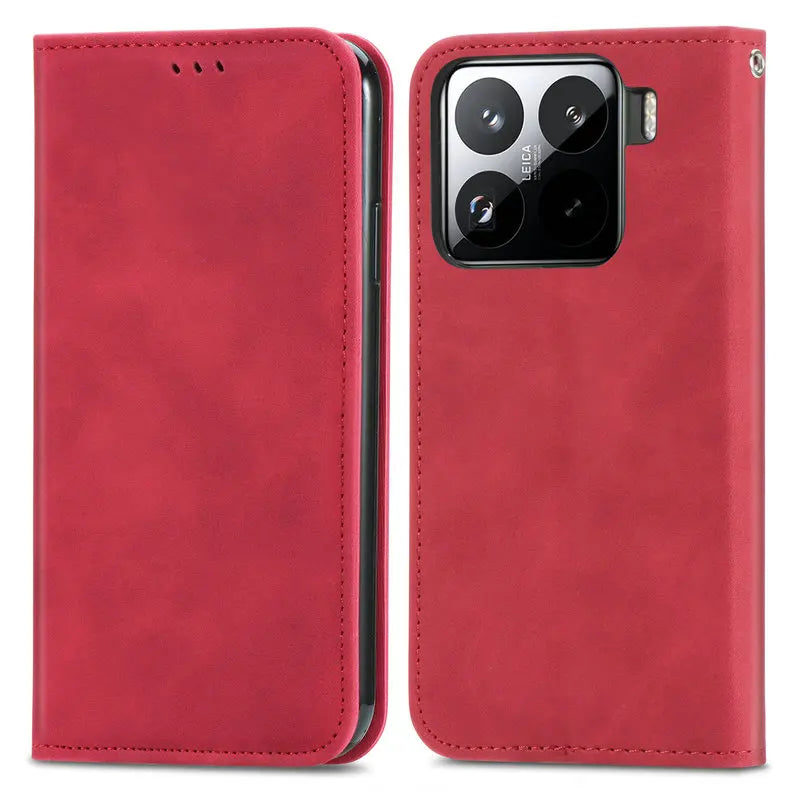 Luxury Case For Xiaomi 15T Pro 5G 2025 Magnetic Leather Flip Book Funda for Xiaomi 15 Ultra Wallet Etui Mi 15T 15 T Pro Cover