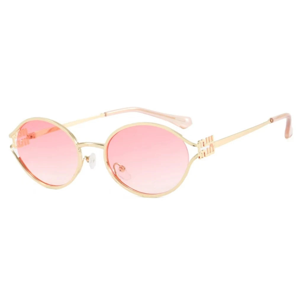 Fashion sunglasses brand designer metal women's prescription optical frame glasses UV protection men's sunglasses