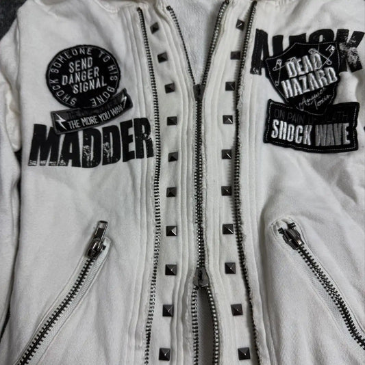 Y2K Cute Sexy Slim Fit Zipper Hoodie Women Harajuku Skull Graphic Embroidery Sweatshirt Goth Black Jacket Autumn Winter Clothing