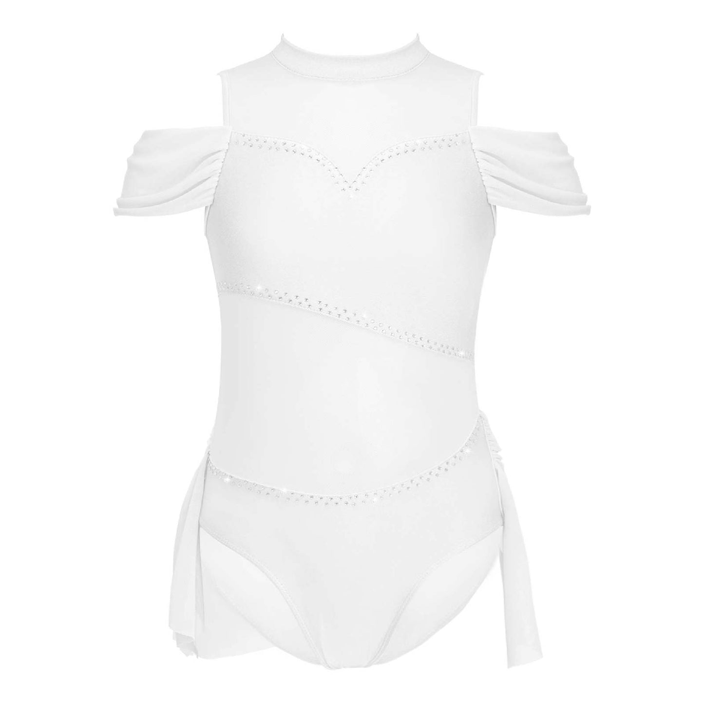 Kids Girls Sleeveless Sports Gymnastics Workout Dress Children Patchwork Ballet Dance Leotard Ballerina Fairy Party Costumes