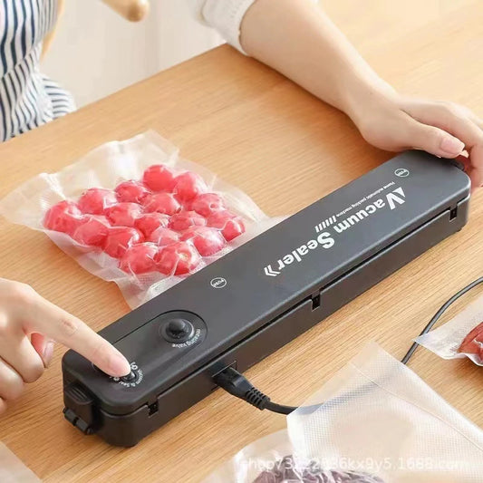 Automatic Vacuum Sealer Machine Food Vacuum Sealer For Food Saver Air Sealing System For Food Storage Dry  With 10pcs Seal Bags