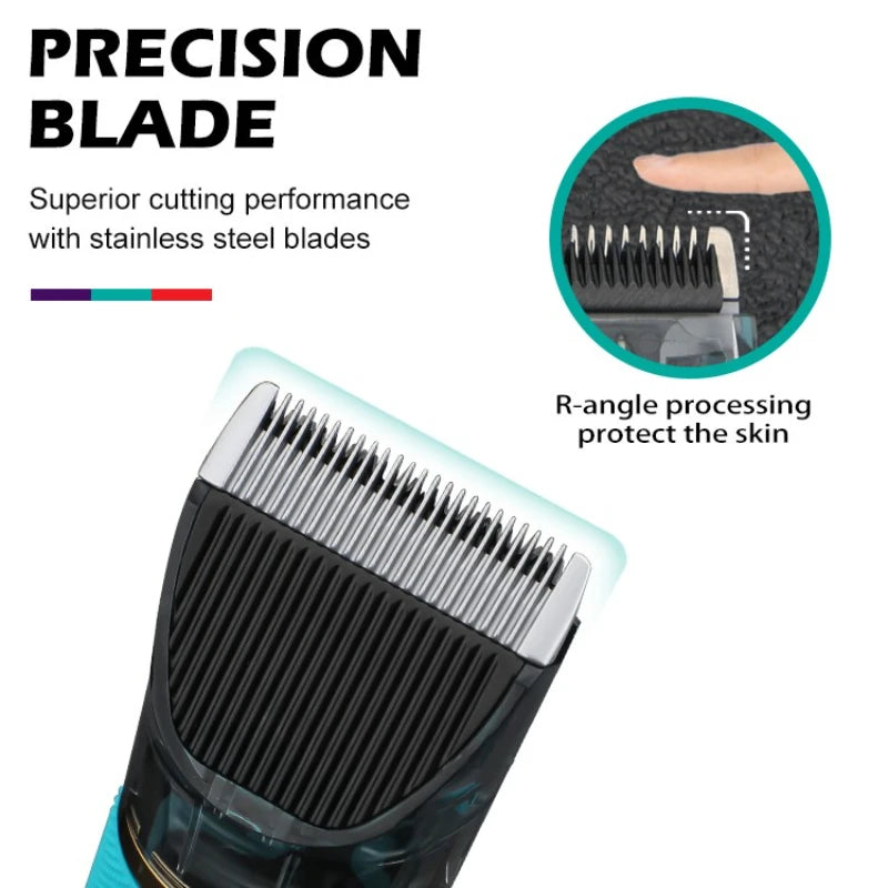VGR Professional Hair Clipper Barber Waterproof Hair Cutting Machine Beard Hair Trimmer Three-speed Adjust Haircut For Men V-695