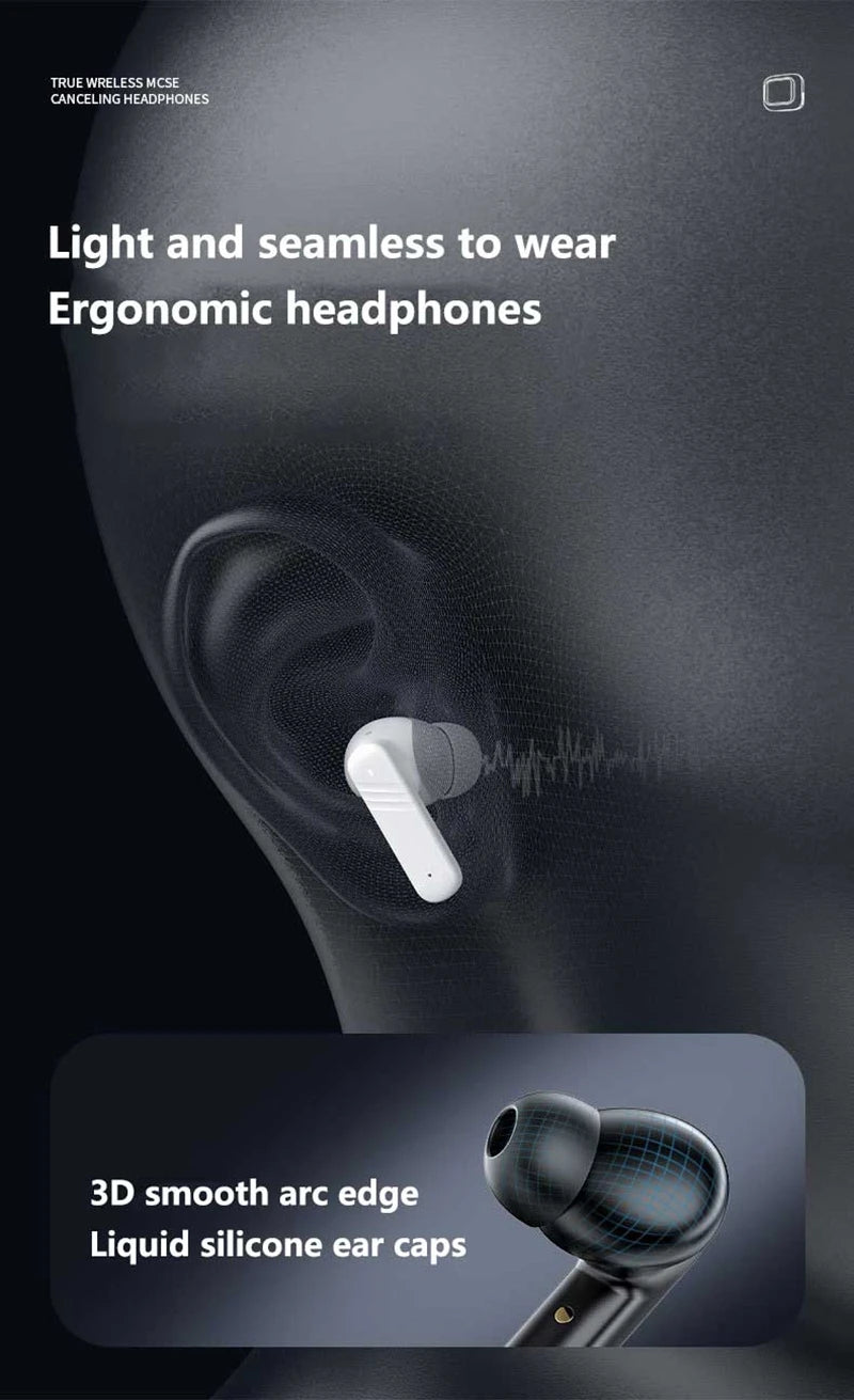 Xiaomi Full In Touch Screen Headphone ANC ENC LX10 Bluetooth 5.4 Noise Cancelling Earphone Wireless In Ear Earbuds With Mic New