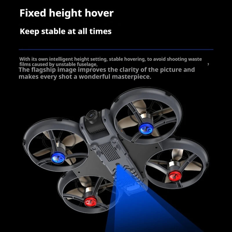 VR Professional Mini Drone for Kids with HD Camera Brushless Motor Optical Flow Positioning Remote Control Toy Quadcopter