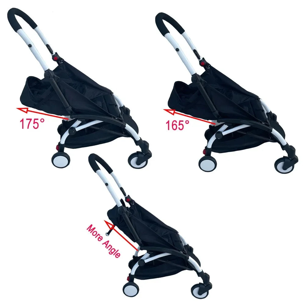 Baby Stroller Accessories Cushion Seat For Babyzen Stroller 175 Degrees Cloth Linen Original Material