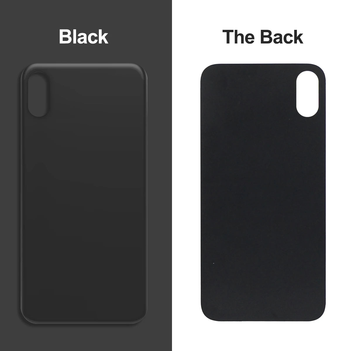 For iPhone X / XS / Max Battery Back Cover Glass Panel Rear Door Housing Case Replacement Part