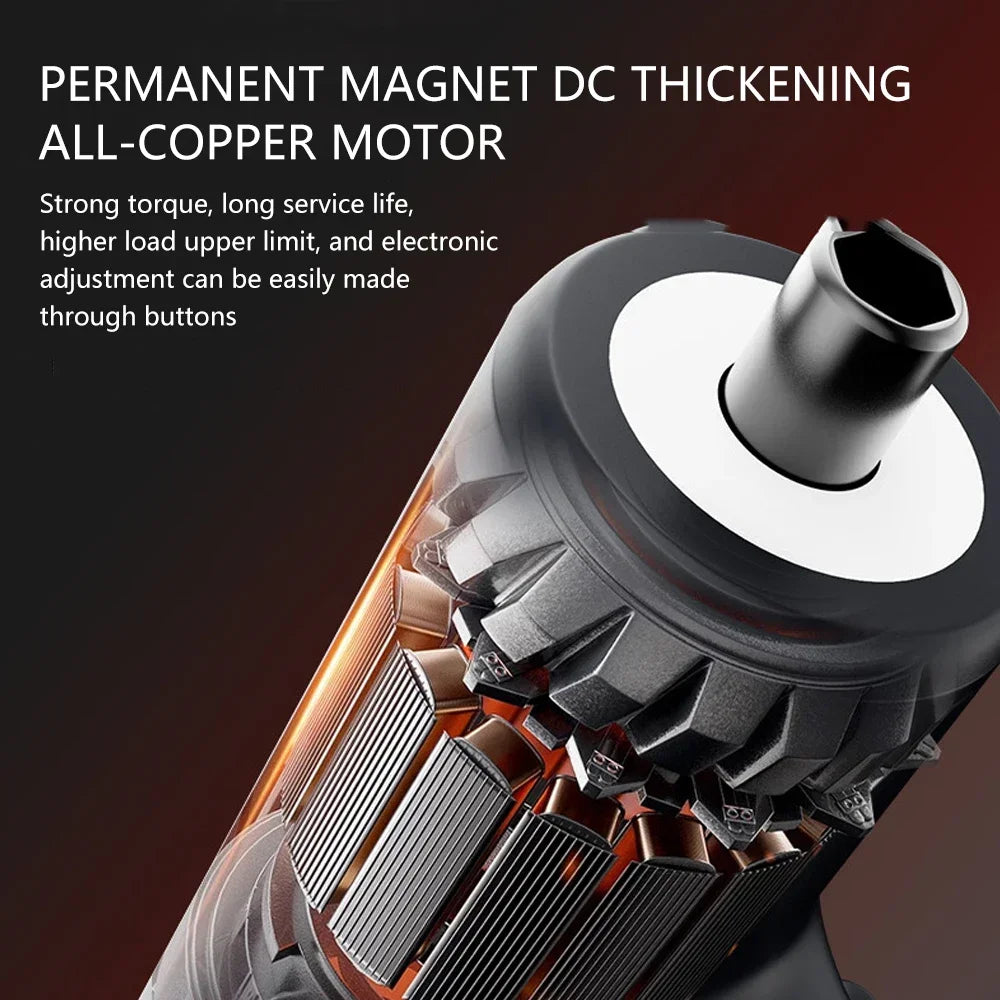 3.6V Electric Screwdriver Manual Cordless Household Multifunctional High Torque Mini Electric Screwdriver Suitable for DIY Tools