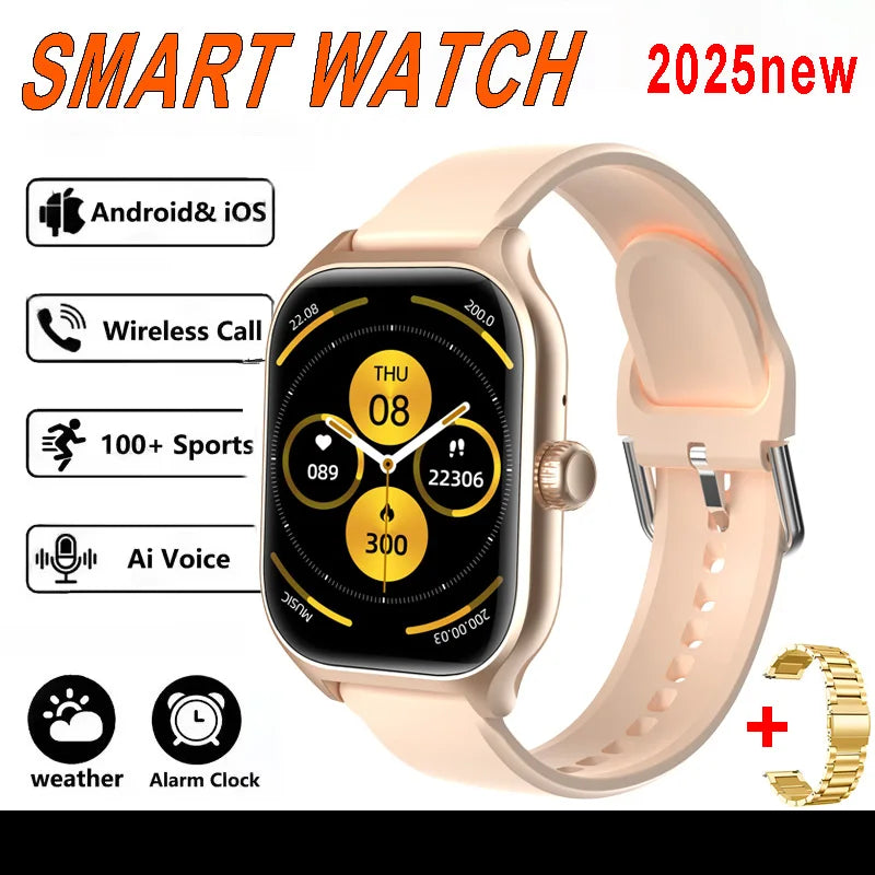Smart Watch Bluetooth Calling Message Notification Multi-Sport Mode Heart Rate Blood Pressure Blood Oxygen Monitoring SmartWatch