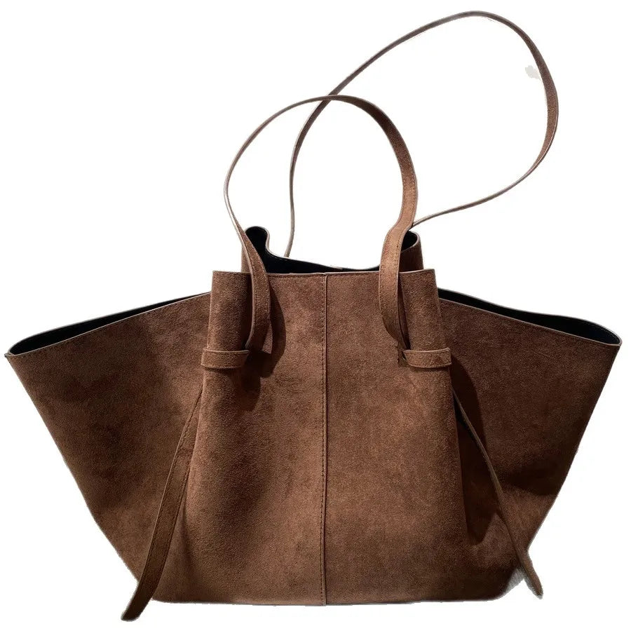 2026 New Fashion Tote Bag Women's Bag Autumn Winter Suede Leather Bag Large Capacity Shoulder Bag Luxury Underarm Bag