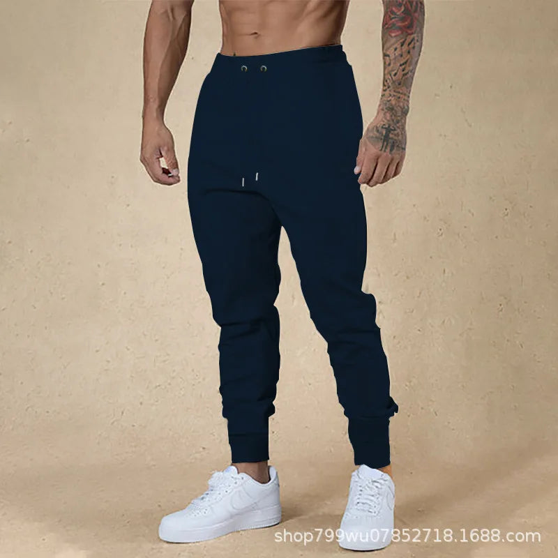 Men's Clothing 2025 Four Seasons Men's Leggings Trousers Casual Pants