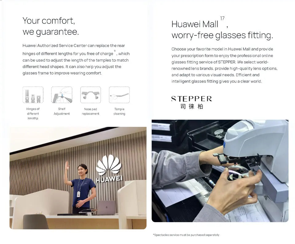 Huawei Smart Glasses 2 All-weather intelligent broadcasting, 11 hours of continuous listening