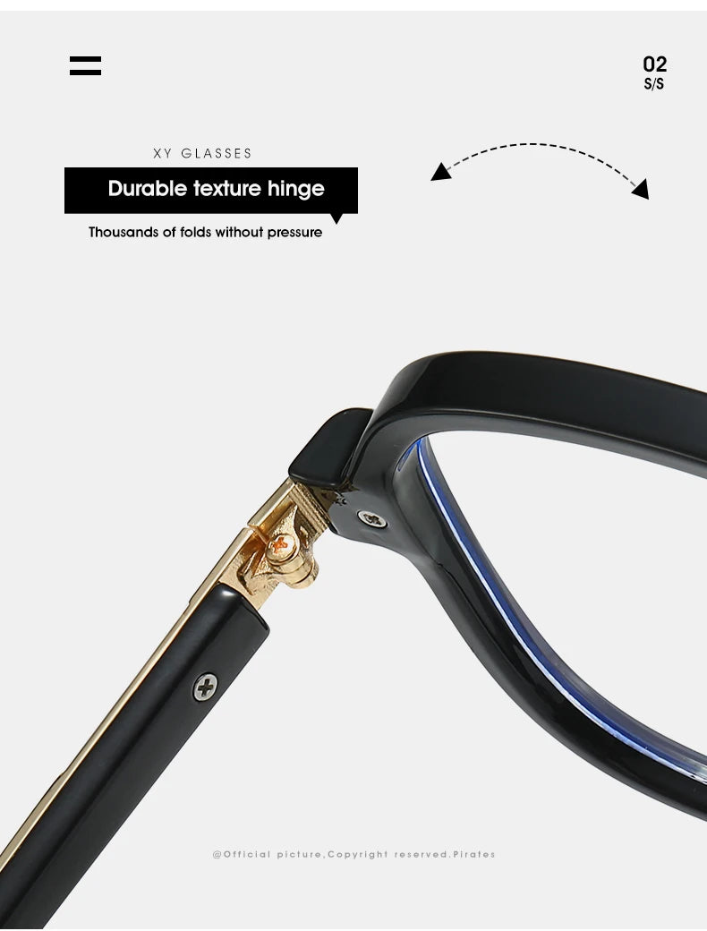 New fashion retro large-framed glasses,  end personalized fashion fashionable casual glasses, suitable for daily wear of party