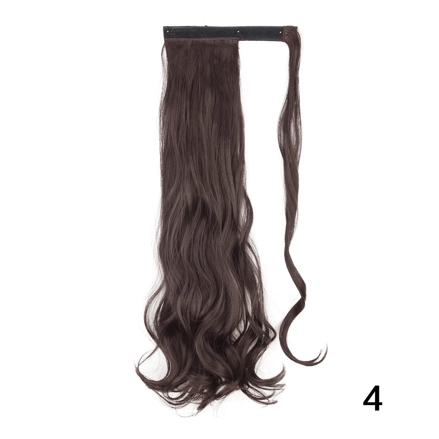 MERISIHAIR Synthetic 22 34 inches Long Straight Ponytail Extensions Heat Resisting Ponytail Brown Blonde Hair Women