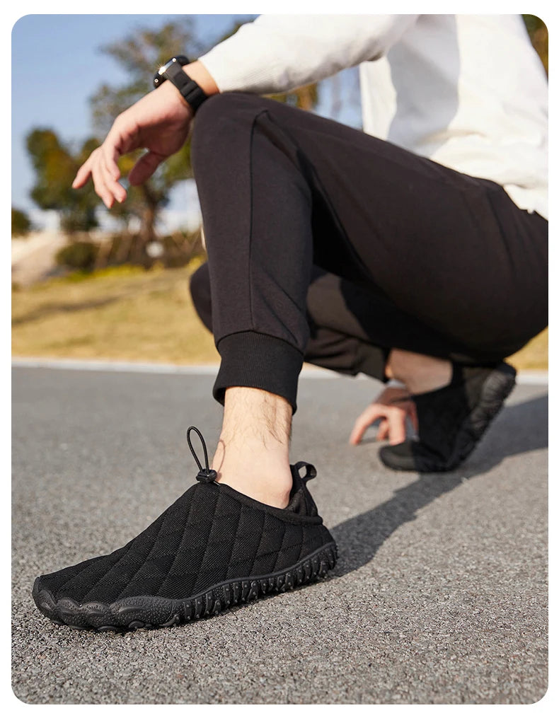 Men Barefoot Aqua Swim Walking Shoes Wide Toe Minimalist Comfortable Walking Shoes Non-Slip for Swim Beach