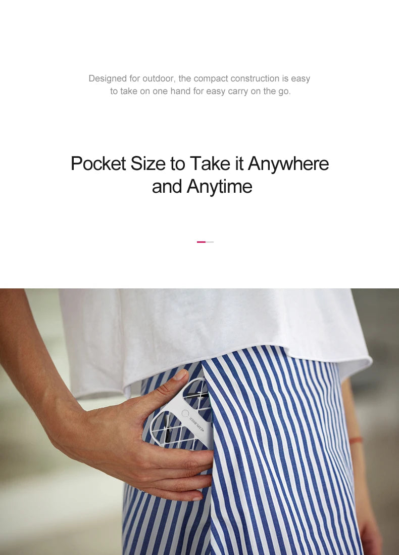 Mini Drone With 4k Professional Camera Air Hover 360° Roll Wide-Angle Camera Portable Long Life Remote Control Helicopter Toy