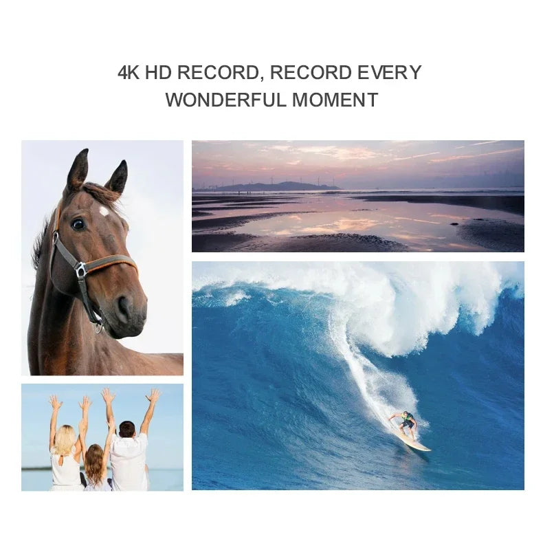 DWI Mini Drone 4k Profession HD Wide Angle Camera 1080P WiFi FPV Drone Camera Height Keep Drones Camera Helicopter Toys Gifts