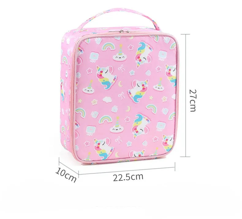 Students Aluminum oil Thickened Handheld Lunch Bag Insulated Thermal Food Picnic Storage Heat Preservation Beto Bag