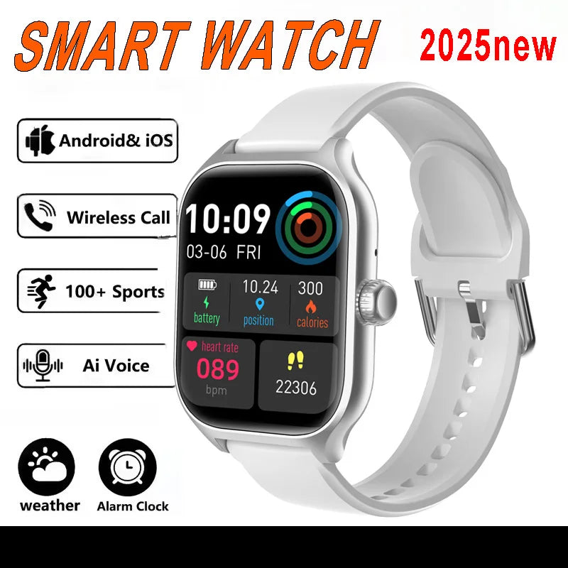 Smart Watch Bluetooth Calling Message Notification Multi-Sport Mode Heart Rate Blood Pressure Blood Oxygen Monitoring SmartWatch