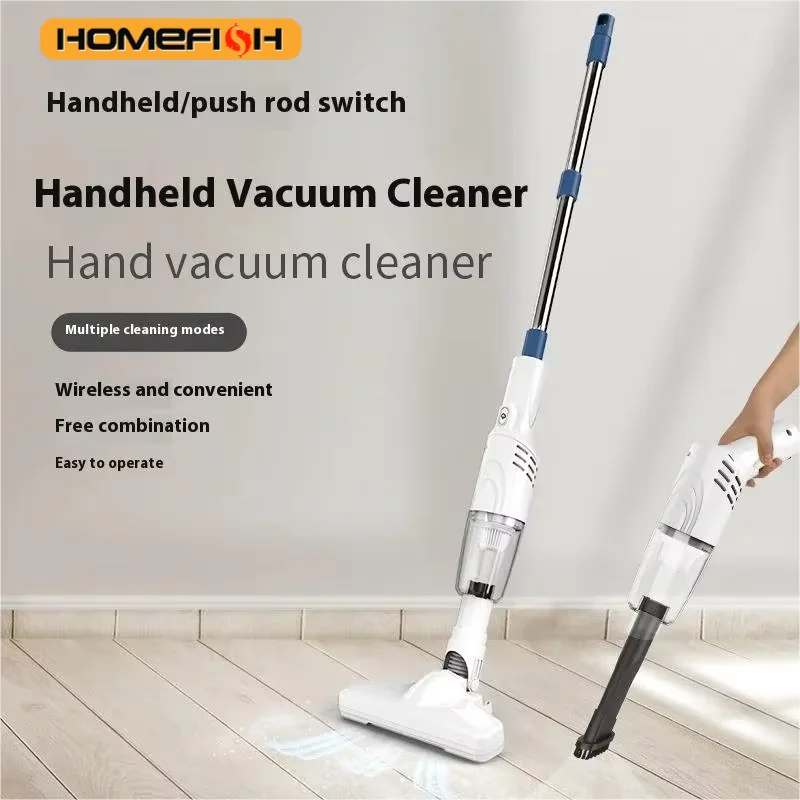 HOMEFISH Portable Handheld Household Vacuum Cleaner Wireless Strong Suction Multi-Function and Car Vacuum Cleaner