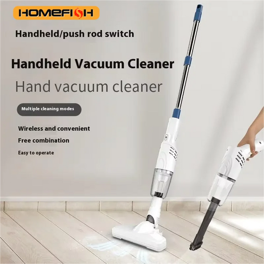 HOMEFISH Portable Handheld Household Vacuum Cleaner Wireless Strong Suction Multi-Function and Car Vacuum Cleaner