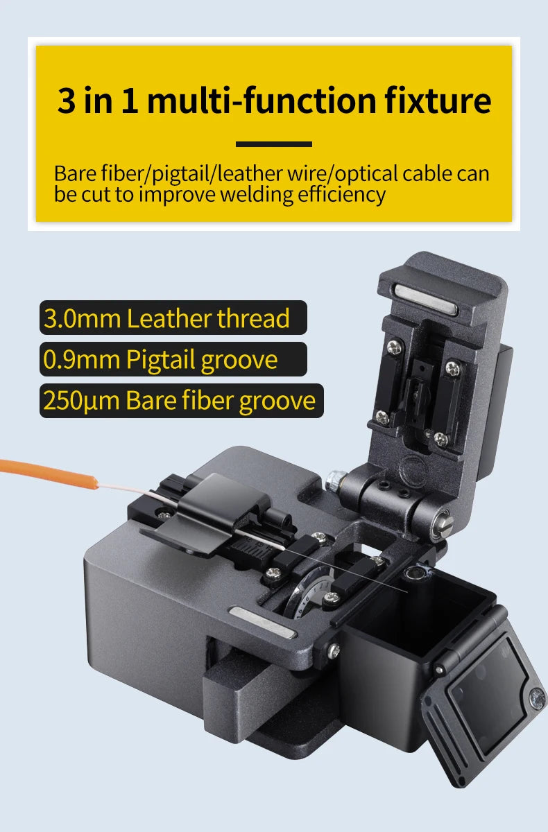 Fiber cleaver M9 Cable Cutting Knife FTTT Fiber Optic Knife Tools cutter High Precision Cleavers 16 surface blade