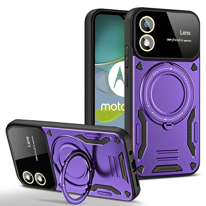 Camera Protect Shockproof  Armor Phone Case For Xiaomi 11T 12T Pro 13 13T Pro For Xiaomi 14 Pro Magnet Holder Ring Back Cover