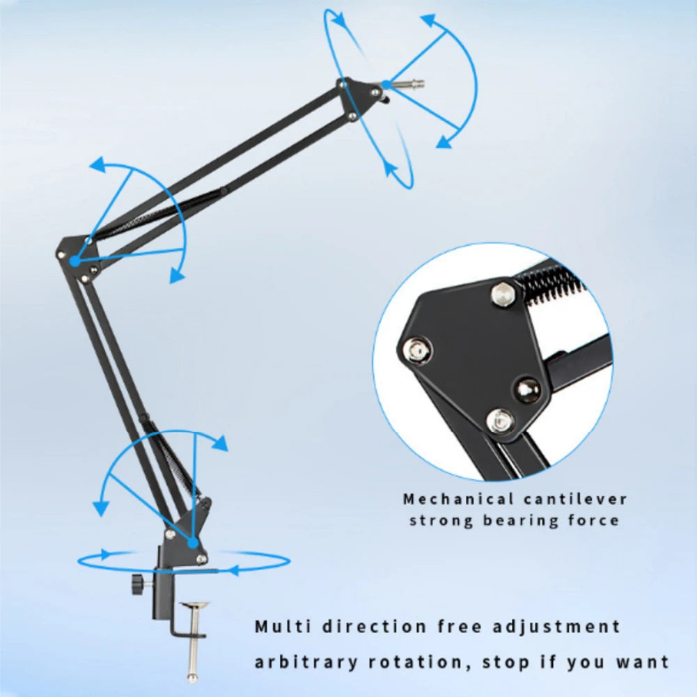 Podcast Microphone Bundle with BM800 Microphone and V8 Sound Card Double-Layer Pop Filter for Laptop Streaming/Live Broadcast