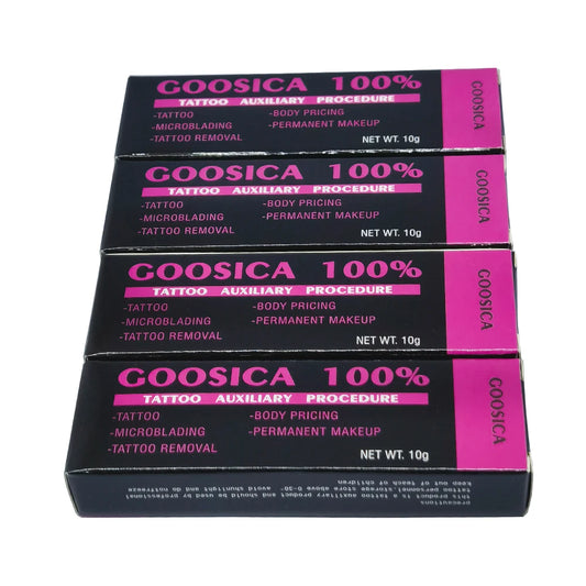 100% Goosica Tattoo Cream Before Tattoo Art Beauty Microblading Piercing Auxiliary Permanent Makeup Eyebrow Lips Liner 10g