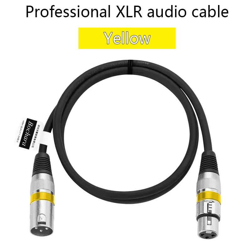 XLR Male to XLR Female Cable Professional Microphone Extension Cable For Recording Mixer Balanced Speaker XLR 3Pin Audio Lines