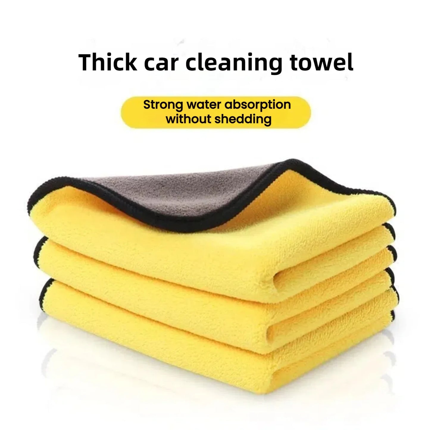 High Quality Microfiber Car Wash Towel Absorbent, Scratch - Free Cleaning Cloth for Drying & Auto Detailing - Ideal for Car Care