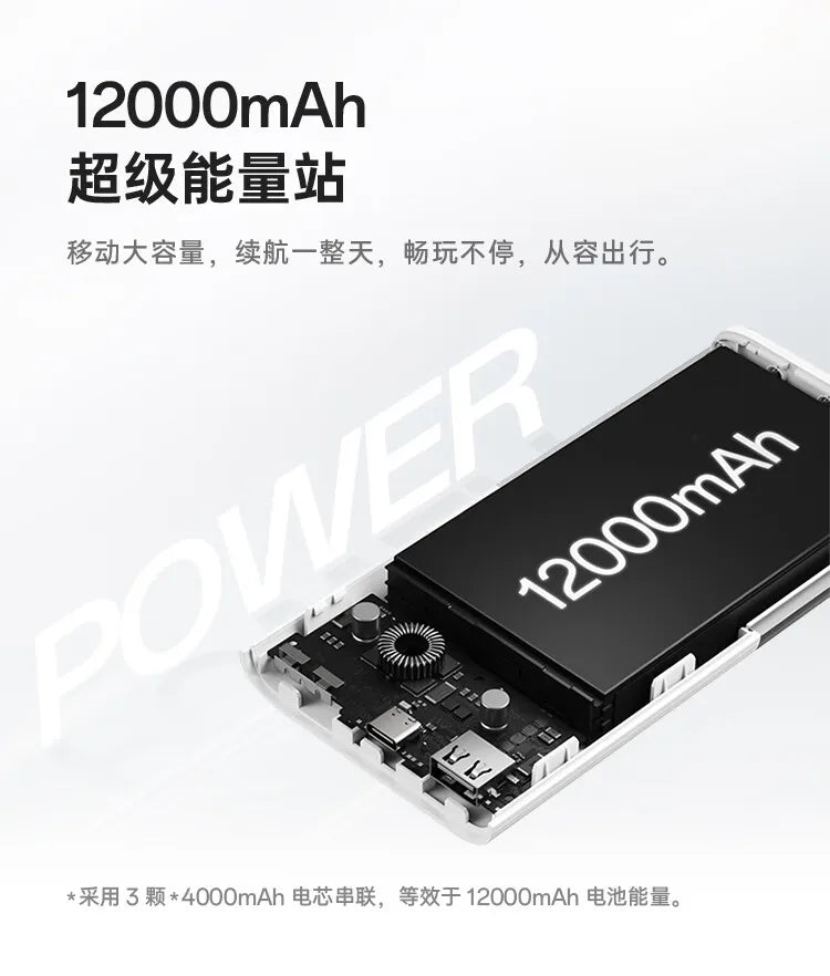 CCC Certified Original Oneplus 100W Power Bank 12000mAh SuperVOOC PD 45W for Laptop Tablet Compatible with OPPO realme
