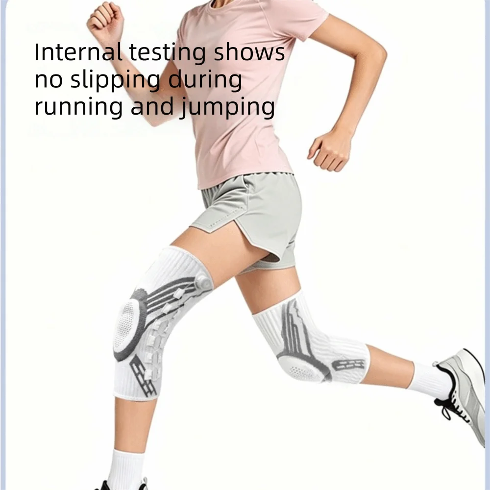 Professional Adjustable Knob knee pads Non-Slip Thin Sports Knee Brace Breathable Elastic Knee Brace Support Basketball