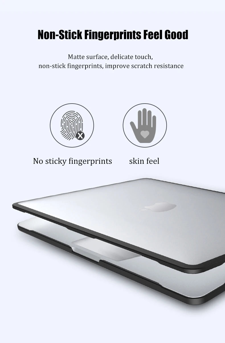 For Macbook Pro 13 Case M2 2022 M4 Air M1 For MacBook Air 13 Case Cover Funda Pro 16 Case M3 2023 Pro 14 Case 15.3 Laptop Case