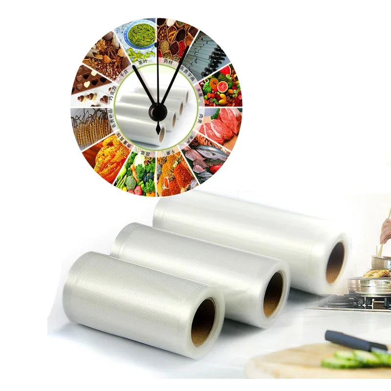 Vacuum Sealer Packing Bag, Vacuum Packer, Storage Bags, Food Fresh, Long Keeping, 12 cm, 17 cm, 20 cm, 22 cm, 25 cm28cm x 500cm