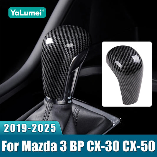Car Gear Shift Knob Gear Head Cover Trim Sticker For Mazda 3 BP Axela CX-30 CX30 CX-50 CX50 2019 2020 2021 2022 2023 2024 2025