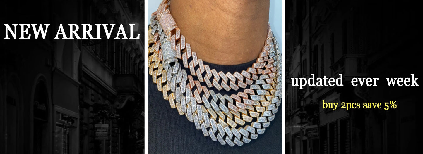 Aokaishen Iced Out Diamond Boyz Necklace Pendant for Men Real Gold Plated Cubic Zirconia Hip Hop Jewelry