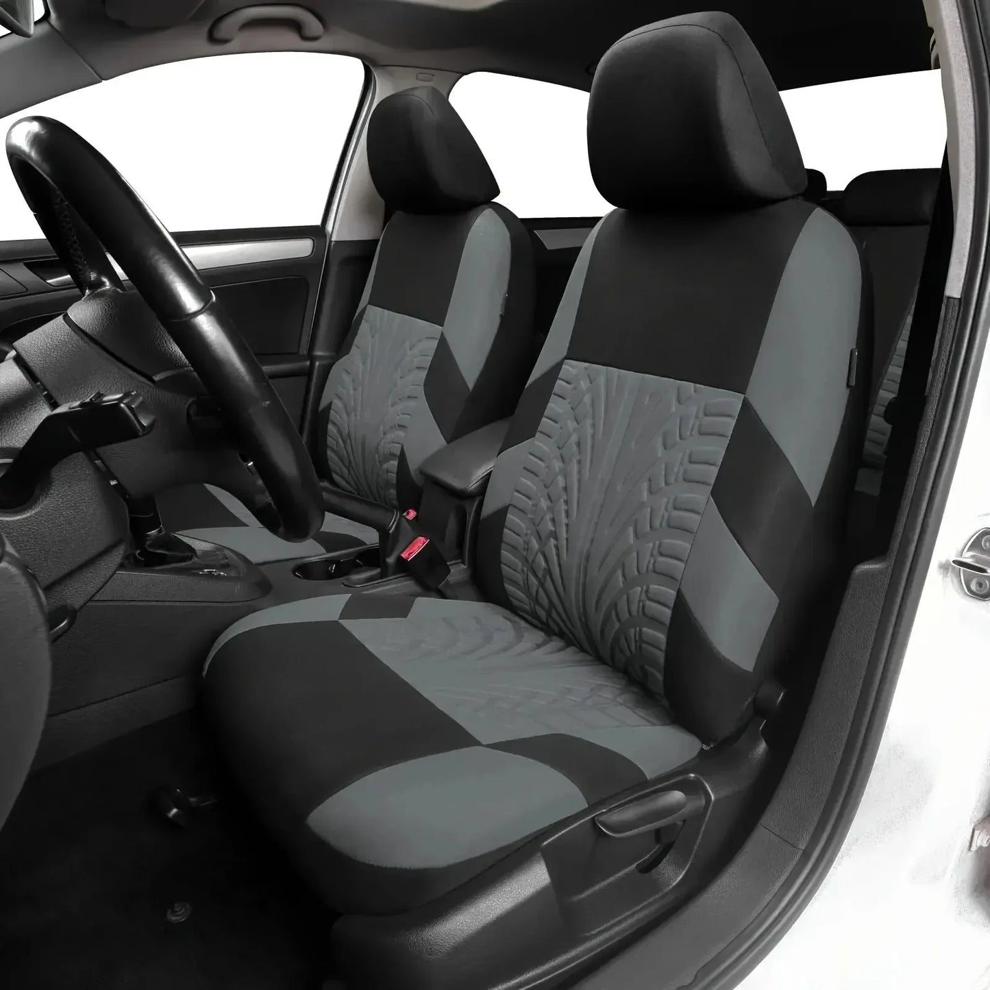 Car Seat Covers Full Set Front Split Rear Bench For Car Universal Cloth SUV Sedan Van Automotive Interior Covers Car Seat Cover
