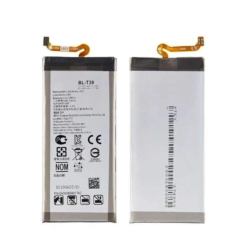 In Stock New BL-T39 3000mAh 3.85V Mobile Phone Battery For LG G7 G7+ G7 ThinQ LM G710 ThinQ G710 Q7+ LMQ610 + Free Tools