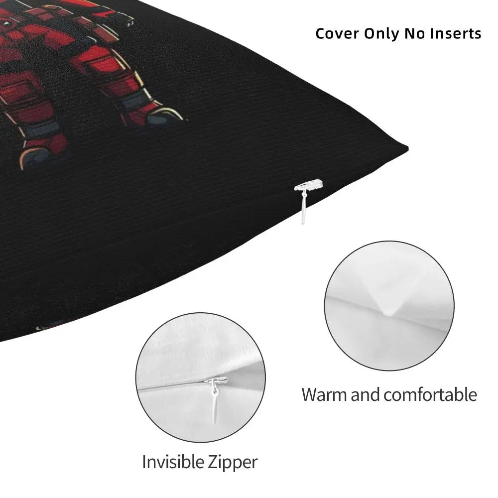Custom Deadpool Wolverine Cartoon Manga Cushion Cover Soft Cute Pillows