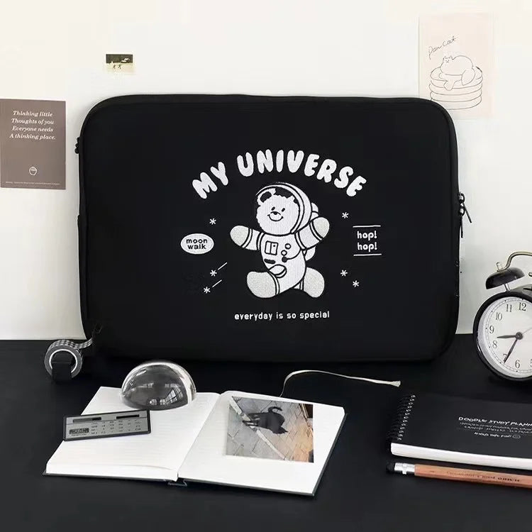 Cute Laptop Sleeves Carring Case 13 13.6 15 15.6 Inch Computer Bags for Macbook airM1 13.3 PRO14 15 Inch ASUS HP Liner Sleeve