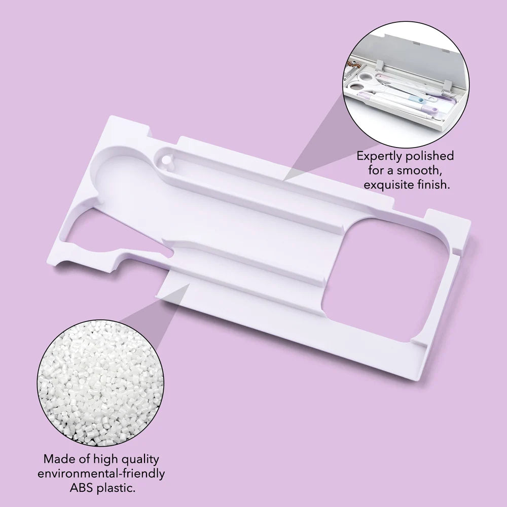 4pcs/Set Tools Storage Inserts Compatible with Cricut Maker 3&Maker Weeding Tool Kit Tray Blades Housing Tip Accessorie Organize