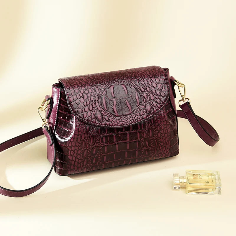 Luxury Brand Handbags For Women 2026 Sac A Main Ladies Crocodile Pattern Leather Crossbody Bags Designer New Shoulder Bag Bolsos